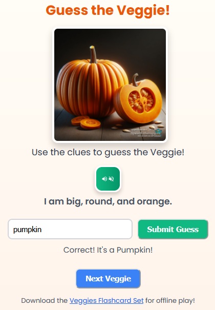 Guess the Veggie